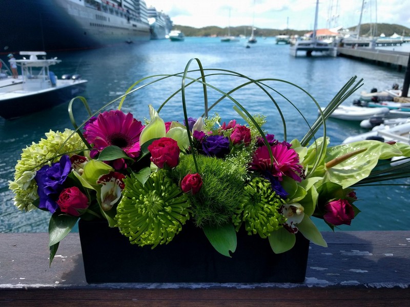 Yachts with flowers from Forever Flowers5