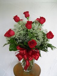 One Dozen Red Roses from Forever Flowers, flower delivery in St. Thomas, VI