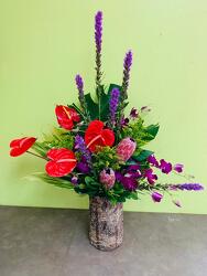 Tropic Spice from Forever Flowers, flower delivery in St. Thomas, VI