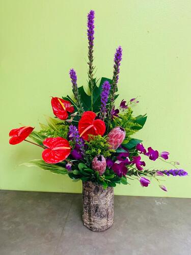 Tropic Spice from Forever Flowers, flower delivery in St. Thomas, VI