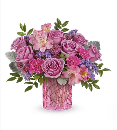 Pink Rhapsody from Forever Flowers, flower delivery in St. Thomas, VI
