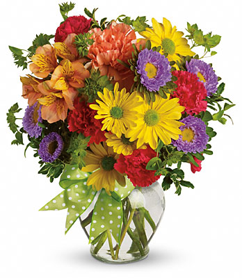 Birthday Wish from Forever Flowers, flower delivery in St. Thomas, VI