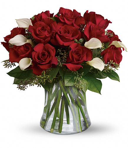 Be Still My Heart - Dozen Red Roses from Forever Flowers, flower delivery in St. Thomas, VI