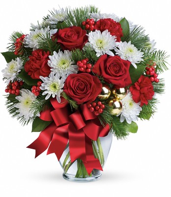 Merry Beautiful Bouquet from Forever Flowers, flower delivery in St. Thomas, VI
