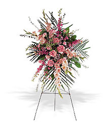 Pink Promise Spray from Forever Flowers, flower delivery in St. Thomas, VI