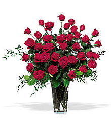Three Dozen Red Roses from Forever Flowers, flower delivery in St. Thomas, VI