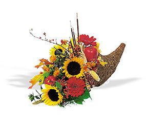Autumn Cornucopia from Forever Flowers, flower delivery in St. Thomas, VI